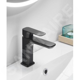 Sapho Spy - Mitigeur de lavabo sans bonde, noir mat PY02/15