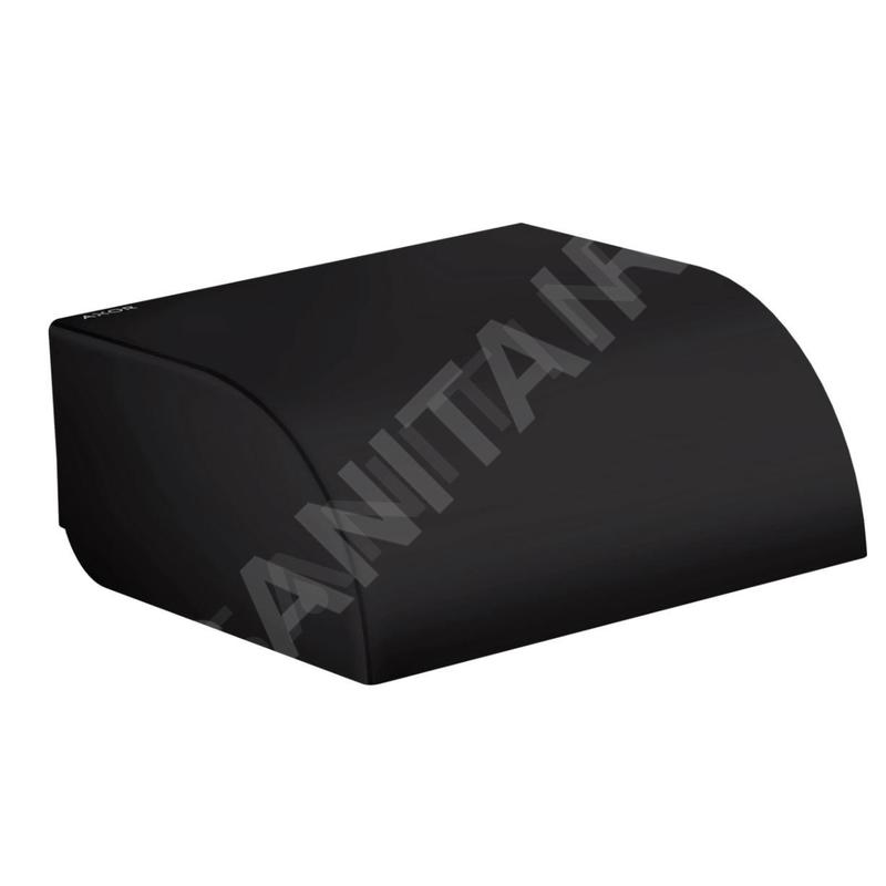 Axor Universal Circular - Porte-papier toilette, noir mat 42858670