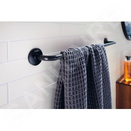 Axor Universal Circular - Porte-serviettes, longueur 600 cm, noir mat 42860670