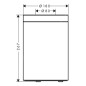 Axor Universal Circular - Poubelle 5 l, chrome 42872000