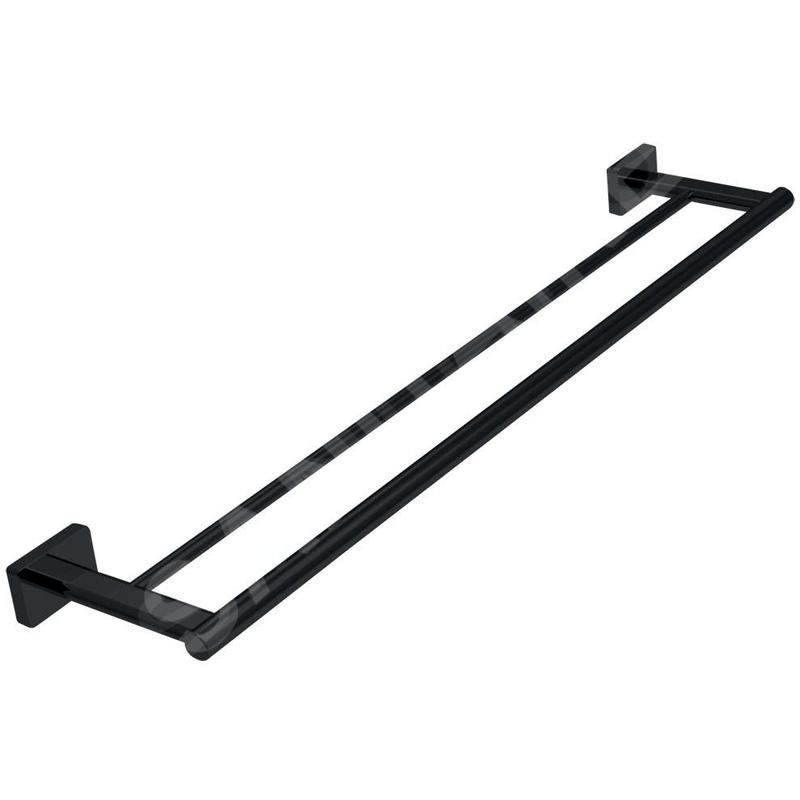 Novaservis Ferro Greta - Porte-serviettes, longueur 600 mm, noir mat AGR10BL