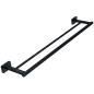 Novaservis Ferro Greta - Porte-serviettes, longueur 600 mm, noir mat AGR10BL