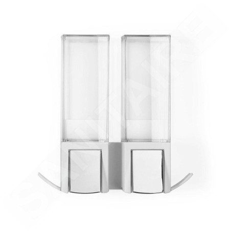 Compactor Edge - Distributeur de savon liquide/shampoing, blanc RAN9655