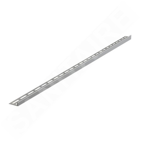Alcadrain Douchegoten - Barre de mise à niveau du sol 1200 mm, gauche, hauteur de l'ourlet 12 mm, tapis en acier inoxydable