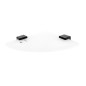 Nimco Kibo - Tablette d'angle IXI, plexiglas mat/noir mat Ki-X211-90 Nimco Kibo - Tablette d'angle IXI, plexiglas mat/noir mat Ki-X211-90