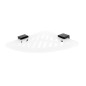 Nimco Kibo - Tablette d'angle IXI, plexiglas mat/ noir mat Ki-X212-90 Nimco Kibo - Tablette d'angle IXI, plexiglas mat/ noir mat Ki-X212-90