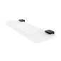 Nimco Kibo - Tablette IXI, longueur 400 mm, plexiglas mat/noir mat Ki-X340-90 Nimco Kibo - Tablette IXI, longueur 400 mm, plexiglas mat/noir mat Ki-X340-90