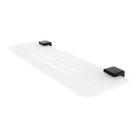 Nimco Kibo - Tablette IXI, longueur 500 mm, plexiglas mat/noir mat Ki-X350-90