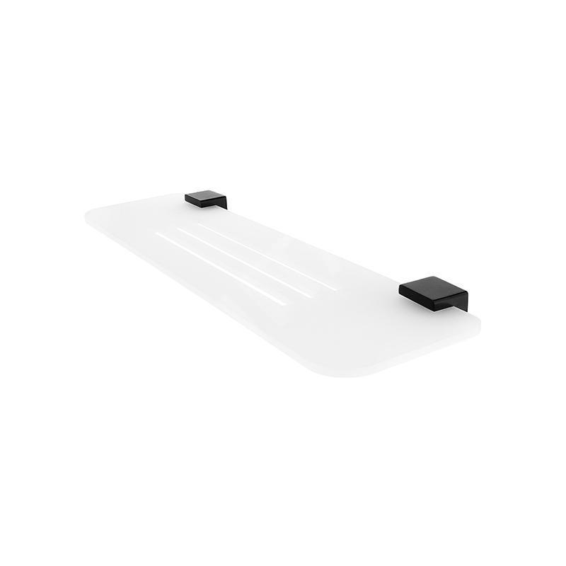 Nimco Kibo - Tablette IXI, longueur 500 mm, plexiglas mat/noir mat Ki-X350-90 Nimco Kibo - Tablette IXI, longueur 500 mm, plexiglas mat/noir mat Ki-X350-90