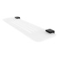 Nimco Kibo - Tablette IXI, longueur 600 mm, plexiglas mat/noir mat Ki-X360-90