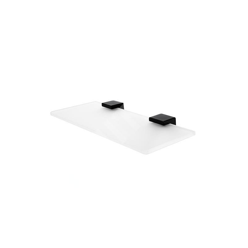 Nimco Kibo - Tablette, longueur 300 mm, verre dépoli/noir mat Ki-14091B-30-90