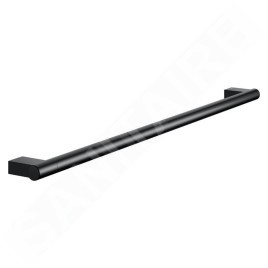 Keuco Reva - Porte-serviettes, longueur de 800 mm, noir mat 12801370800