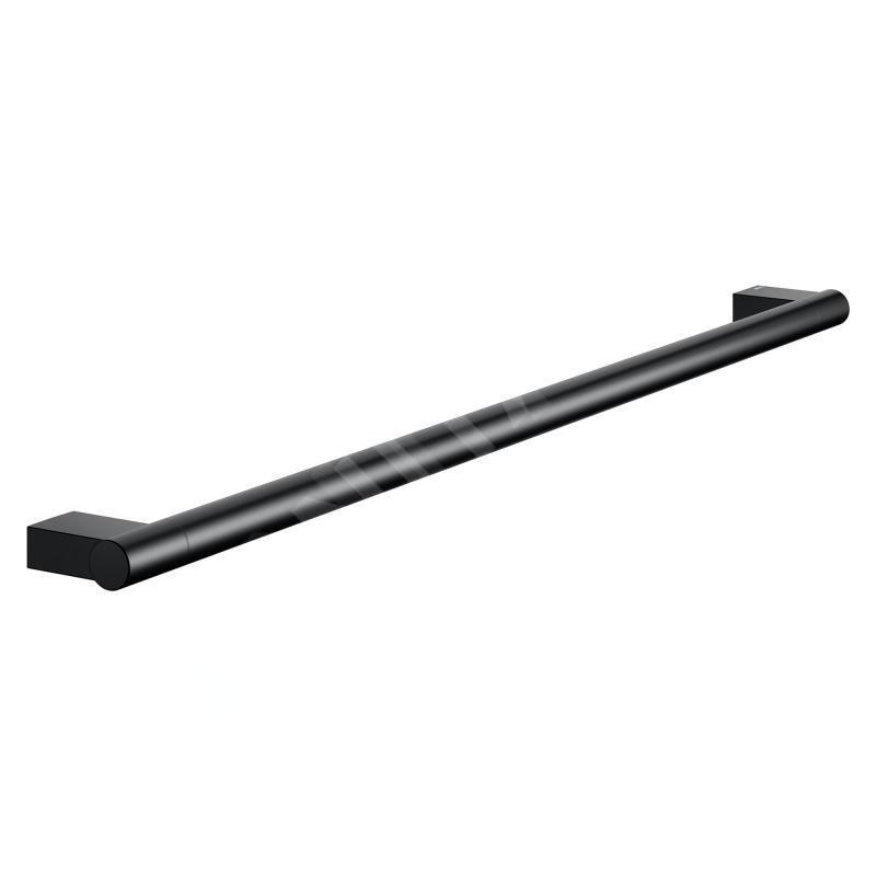 Keuco Reva - Porte-serviettes, longueur de 800 mm, noir mat 12801370800