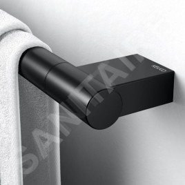 Keuco Reva - Porte-serviettes, longueur de 800 mm, noir mat 12801370800