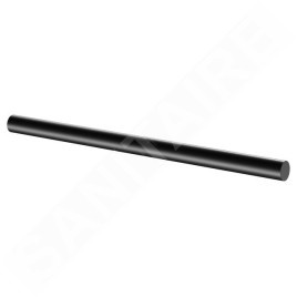 Keuco Reva - Porte-serviettes, longueur 450 mm, noir mat 12820370000
