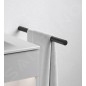 Keuco Reva - Porte-serviettes, longueur 450 mm, noir mat 12820370000