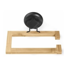 Compactor Bestlock - Porte-papier hygiénique, bambou/noir RAN10213