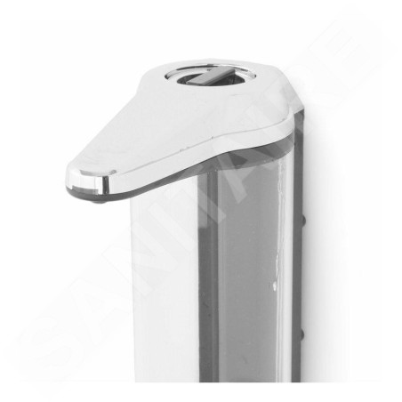 Compactor Clever - Distributeur de savon liquide sans contact, 510 ml, plastique noir/chrome RAN6026