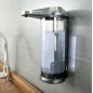 Compactor Clever - Distributeur de savon liquide sans contact, 510 ml, plastique noir/chrome RAN6026