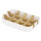 Compactor Organisateurs cosmétiques - Porte-savon, plastique blanc/bambou RAN10267