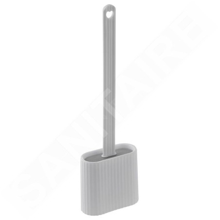 Aqualine Accessoires - Brosse WC mural avec support, blanc TF010