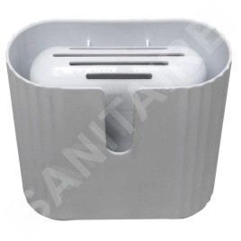 Aqualine Accessoires - Brosse WC mural avec support, blanc TF010