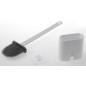 Aqualine Accessoires - Brosse WC mural avec support, blanc TF010