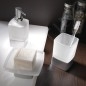 Sapho Accessoires de salle de bains Gedy - Distributeur de savon à poser Lounge, verre mat/chrome 545113