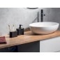 Sapho Accessoires de salle de bains Gedy - Gobelet Ninfea pour brosses à dents et dentifrice, noir/bambou 139814 Sapho Accessoires de salle de bains Gedy - Gobelet Ninfea pour brosses à dents et dentifrice, noir/bambou 139814