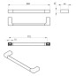 Sapho Gedy Pirenei - Porte-serviettes, longueur 800 mm, chrome PI218013