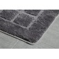 Sapho Ridder - Tapis de salle de bains Delhi 500x800 mm, avec antidérapant, gris foncé 1712300