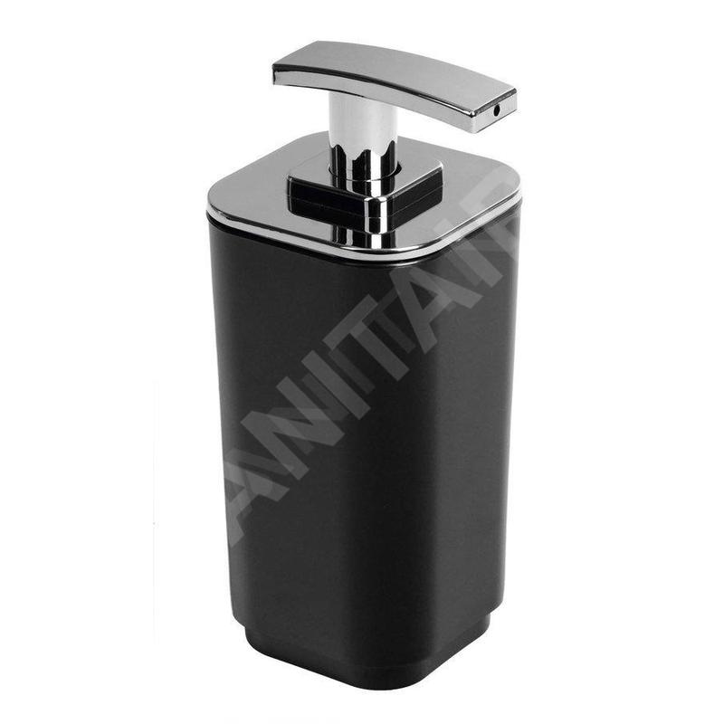 Sapho Gedy Seventy - Distributeur de savon à poser, noir/chrome 638214