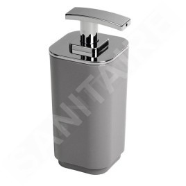 Sapho Gedy Seventy - Distributeur de savon à poser, gris/chrome 638208