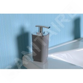 Sapho Gedy Seventy - Distributeur de savon à poser, gris/chrome 638208