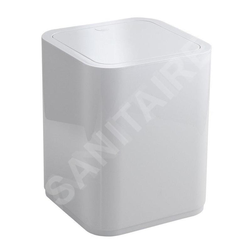 Sapho Gedy Seventy - Poubelle 8 l, blanc 630922