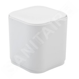 Sapho Gedy Seventy - Poubelle de table, 1,2 l, blanc 630822