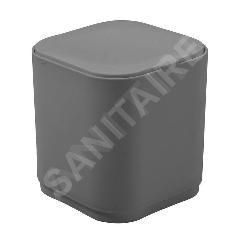 Sapho Gedy Seventy - Poubelle de table, 1,2 l, gris 630808