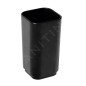 Sapho Gedy Seventy - Verre pour brosses à dents et dentifrice, à poser, noir 639814