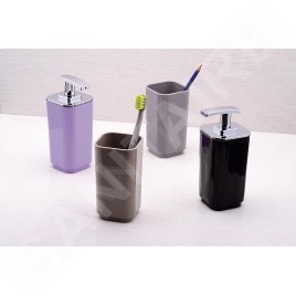 Sapho Gedy Seventy - Verre pour brosses à dents et dentifrice, à poser, tortora 639852