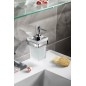 Sapho Gedy Samoa - Distributeur de savon avec support, verre dépoli / chrome A88113