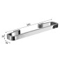 Sapho Gedy Samoa - Porte-serviettes, longueur 300 mm, chrome A8213013