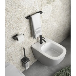 Sapho Gedy Samoa - Porte-serviettes, longueur 300 mm, noir mat A8213014