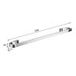 Sapho Gedy Samoa - Porte-serviettes, longueur 600 mm, chrome A8216013