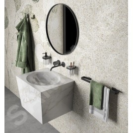 Sapho Gedy Samoa - Porte-serviettes, longueur 600 mm, noir mat A8216014