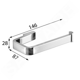 Sapho Gedy Samoa - Porte-papier toilette, chrome A82413
