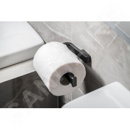 Sapho Gedy Samoa - Porte-papier toilette, noir mat A82414