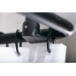 Sapho Accessoire Ridder - Support de tringle de douche d'angle, noir 59611
