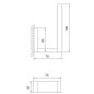 Steinberg 460 - Porte-papier toilette, chrome 460 2850