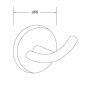 Steinberg 650 - Crochet, chrome 650 2400