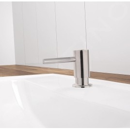 Nimco Autres - Distributeur de savon ou de désinfectant, 350 ml, encastré, acier inoxydable UNM 4031V-10